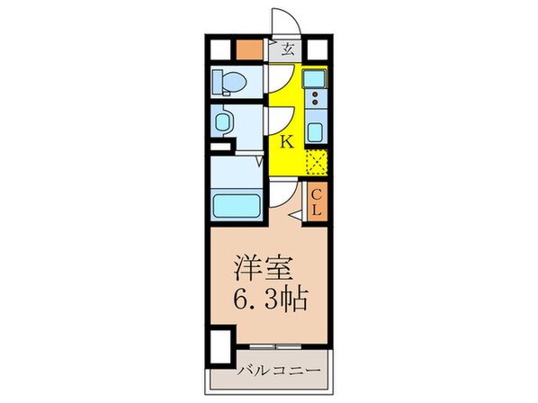 プレサンスブルーム東三国の物件間取画像